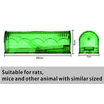 Lade das Bild in den Galerie-Viewer, RatzFatz® Premium Mausefalle Lebendfalle Wiederverwendbar Für Außen und Innen, Innovativer Mechanismus, MBG-01 RatzFatz
