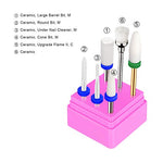 Cargue la imagen en el visor de la galería, JCMASTER® 5x Premium Keramik Bits Inkl. 1x Bürstenbit Maniküre/Pediküre/Hornhaut Professionelles Schleifkörper Set Für Nagelfräser JCMASTER