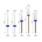 Cargue la imagen en el visor de la galería, JCMASTER® 5x Premium Keramik Bits Inkl. 1x Bürstenbit Maniküre/Pediküre/Hornhaut Professionelles Schleifkörper Set Für Nagelfräser JCMASTER