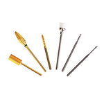 Cargue la imagen en el visor de la galería, JCMASTER® 5x Premium Nagelfräser Bits Hartmetall 2.35mm Inkl. 1x Bürstenbit Maniküre/Pediküre Aufsatz Professionelles Schleifkörper Set Nagelstudio mit Halterung JCMASTER