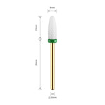 Cargue la imagen en el visor de la galería, JCMASTER 2MCE335C5, Premium Nagelfräser Aufsätze Keramik, 2.35mm Bits Grob Kegel Gelnägel Acryl Maniküre, Pediküre, Hornhaut Nagelmodellagen Profi Schleifkörper Inkl Halterung JCMaster-Beauty