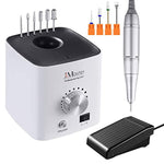 Load the image into the gallery viewer, JCMASTER EU2031B-MCE4, Premium Nagelfräser Set - Fräser elektrisch Inkl 10 Aufsätze - Gelnägel &amp; Acrylnägel - Diamant &amp; Keramik Bits - 30000 U/Min - Fußpedal JCMaster-Beauty
