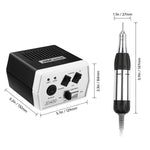 Chargez l'image dans la visionneuse de galerie, JCMaster EU400-436M1, Profi Nagelfräser JD400 30000 U/min für Maniküre Pediküre, Keine Vibration, Kein Lärm, Schwarz JCMaster-Beauty
