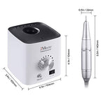 Load the image into the gallery viewer, Nagelfräser + Keramik Bits JCMASTER® Premium Set 30.000 U/min Gelnägel &amp; Acrylnägel Inkl Aufsätze Fußpflegegerät Stufenlose Regulierung, Elektrische Nagelfeile, Maniküre  ≫EasyPro+≪ JCMASTER
