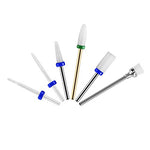 Cargue la imagen en el visor de la galería, JCMASTER® 5x Premium Keramik Bits Inkl. 1x Bürstenbit Maniküre/Pediküre/Hornhaut Professionelles Schleifkörper Set Für Nagelfräser JCMASTER
