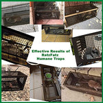 Lade das Bild in den Galerie-Viewer, RatzFatz® 2x Lebendfalle Mausefalle, Rattenfalle, ● Sieger 2021 ● XXL, Profi, Garten &amp; Haus, Tierfalle Set, ua Hasen &amp; Hamster, Sensibilität einstellbar, Mehrfach, Lebend, Jagd, Käfig RatzFatz
