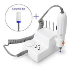 Cargue la imagen en el visor de la galería, JCMaster 6MCE1, Nagelfräser 6MW + 4x Diamant Aufsätze + 1x Profi Keramik Bit  - neuste Generation JCMaster

