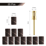 Cargue la imagen en el visor de la galería, JSDA Nagelfräser 6MW + 25x Schleifhülsen  4x Diamant Aufsätze + 1x Mandrel Bit JCMaster
