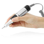 Chargez l'image dans la visionneuse de galerie, Premium Nagelfräser Komplettset JSDA Power JD 400 Profi Studio-Fräser + 4x Premium Keramik Bits + 4 Diamant Bits JCMaster Beauty 
