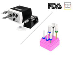 Load the image into the gallery viewer, Premium Nagelfräser Komplettset JSDA Power JD 400 Studio-Fräser + 6x Premium Keramik Bits + 4 Diamant Bits JCMaster Beauty
